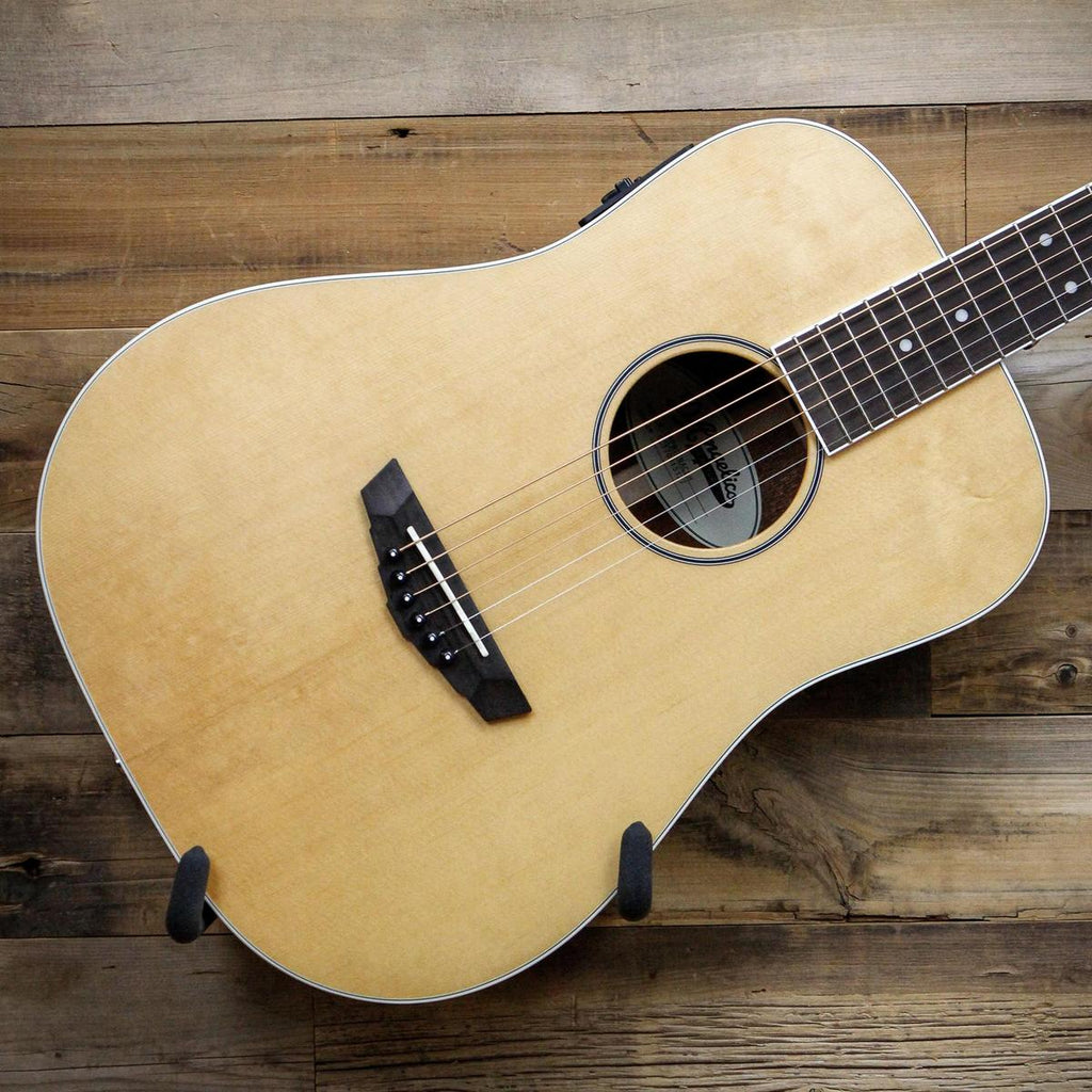 Mini Acoustic-Electric Guitar Natural Spruce