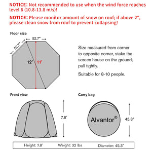 Winter Camping Tent Canopy Patented