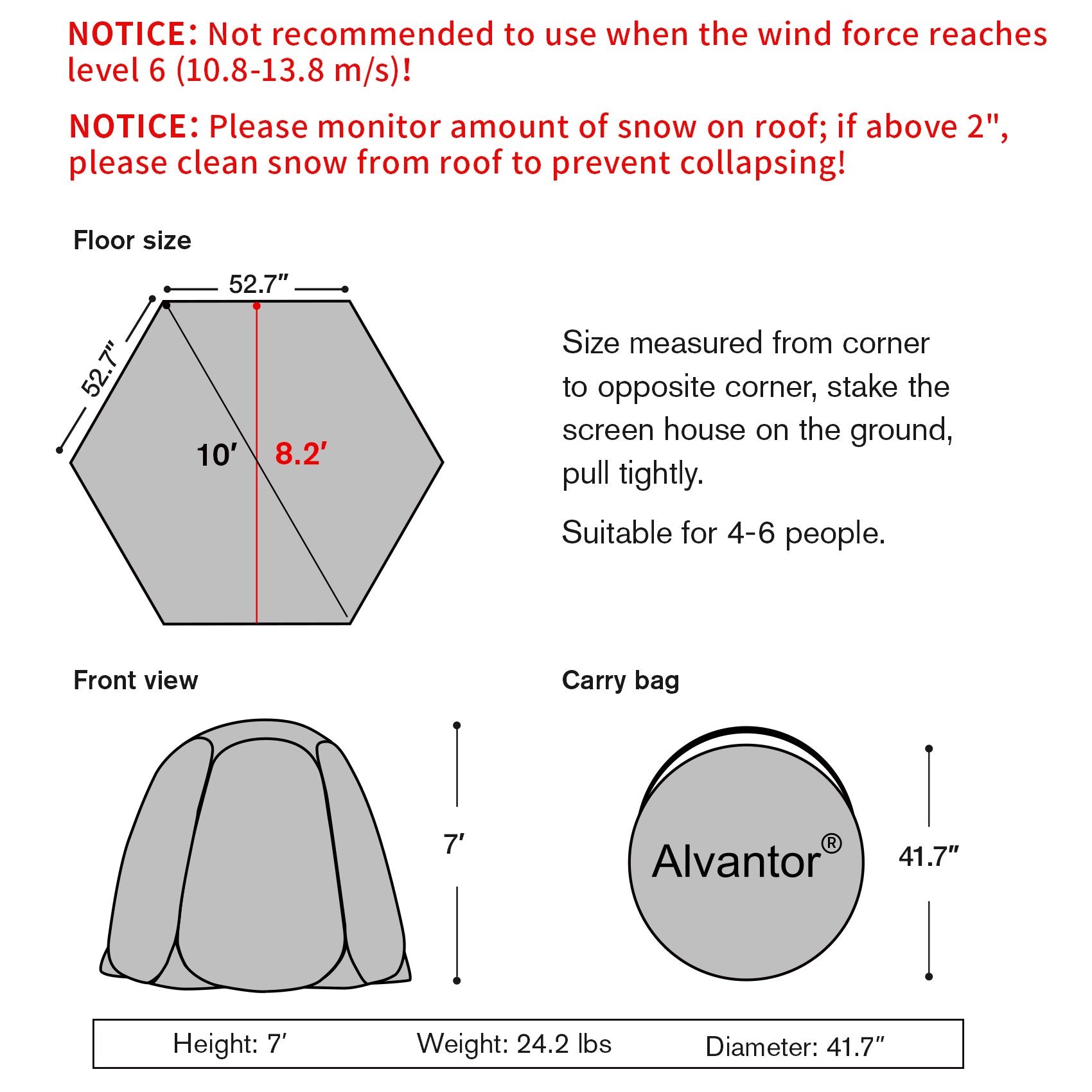 Winter Camping Tent Canopy Patented