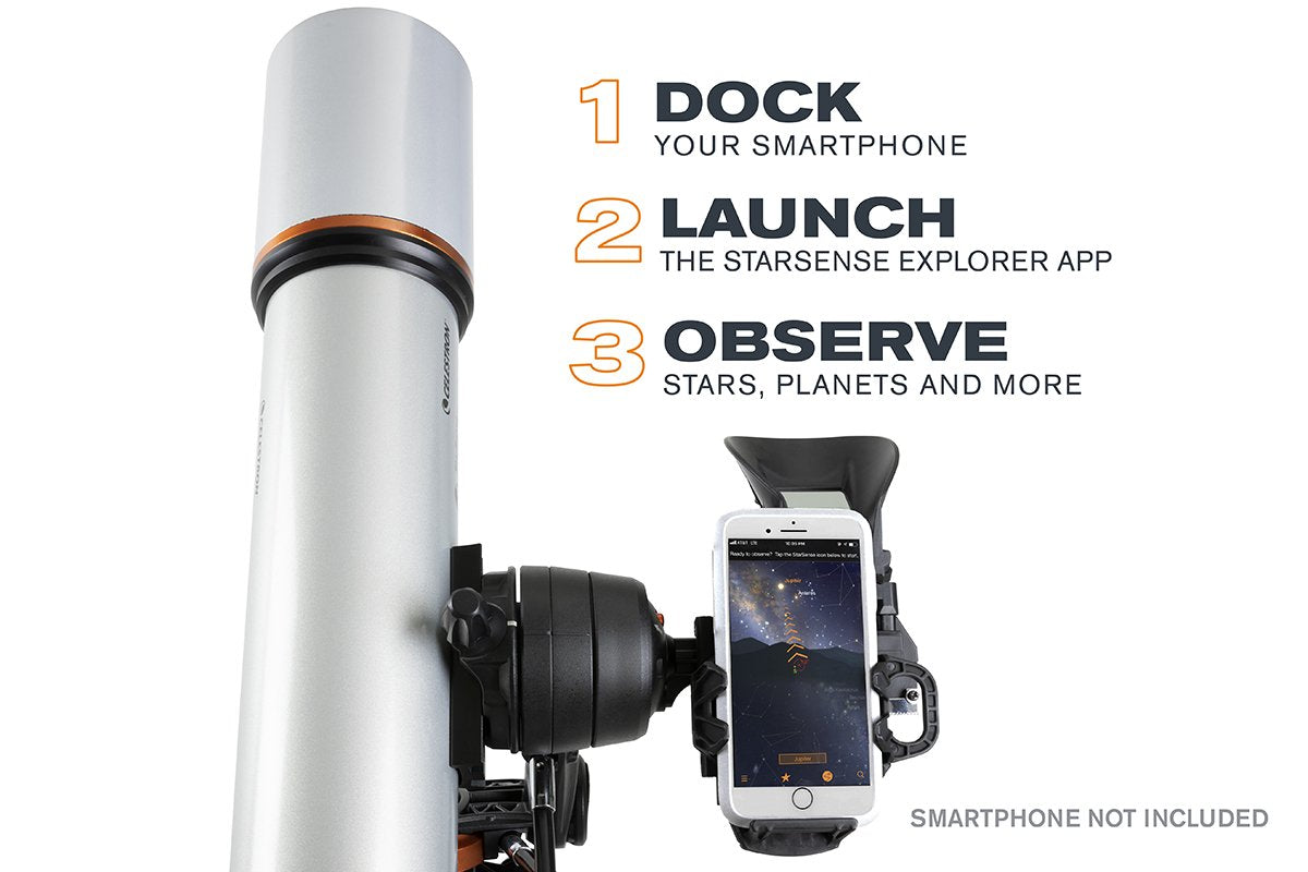 StarSense Explorer&trade; DX 102AZ Smartphone App-Enabled Refractor Telescope