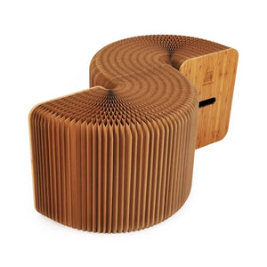 Creative Kraft Paper Folding Stool Bench Paper Furniture