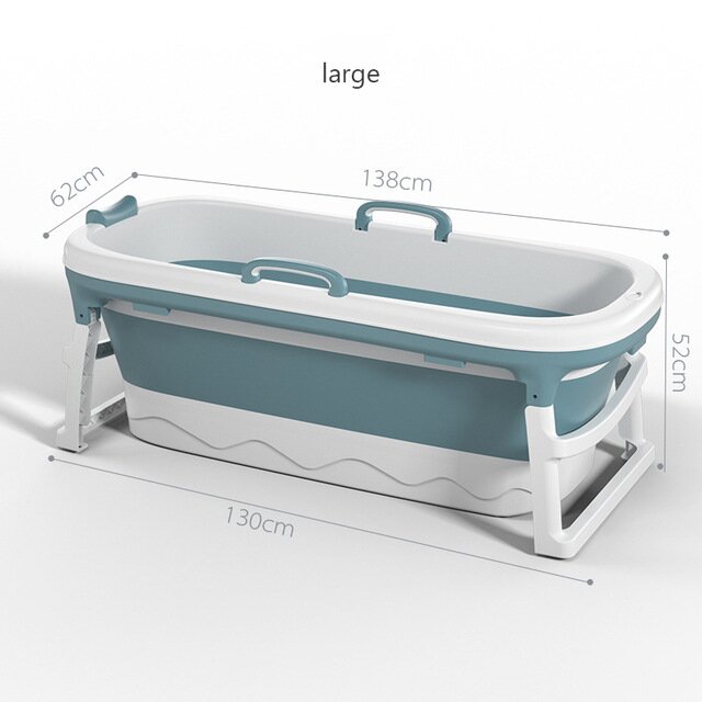 1.38m Large Bathtub Adult Children's Folding Massage Tub