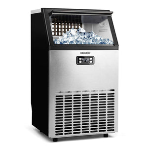 100lbs/24H Stainless Steel Under Counter Ice Machine