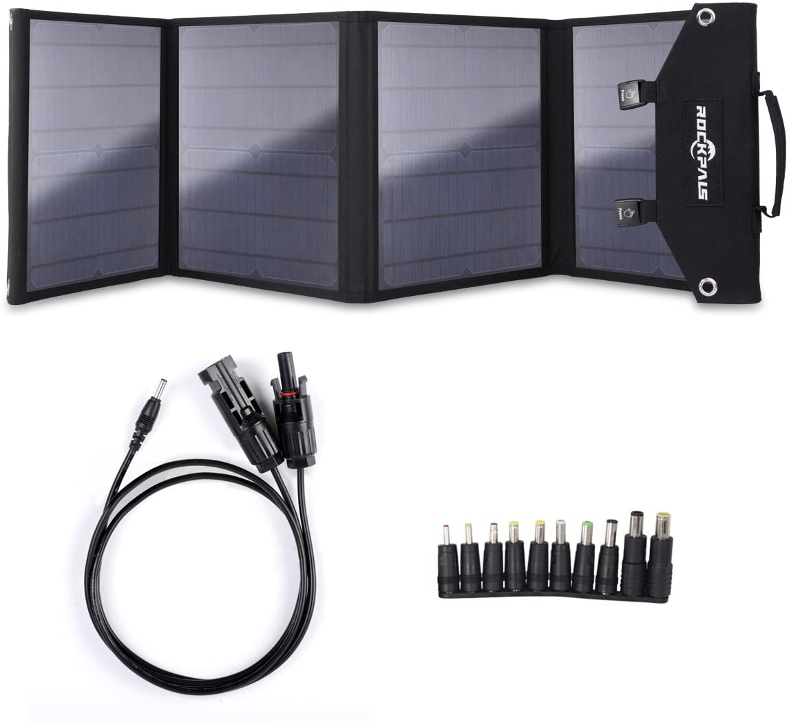 Foldable Solar Charger With 250-Watt Solar Generator