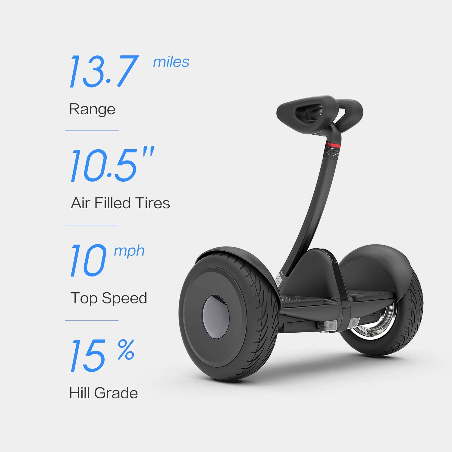 Smart Self-Balancing Electric Scooter | LED Light