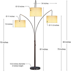 Multi-head arch tree light