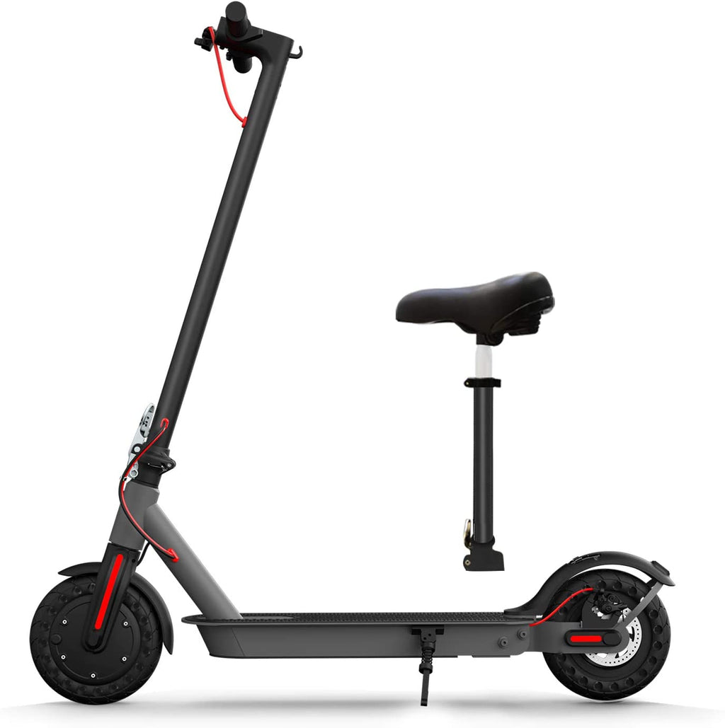 Electric Scooter with Seat | Up to 17 Miles & 18.6 MPH