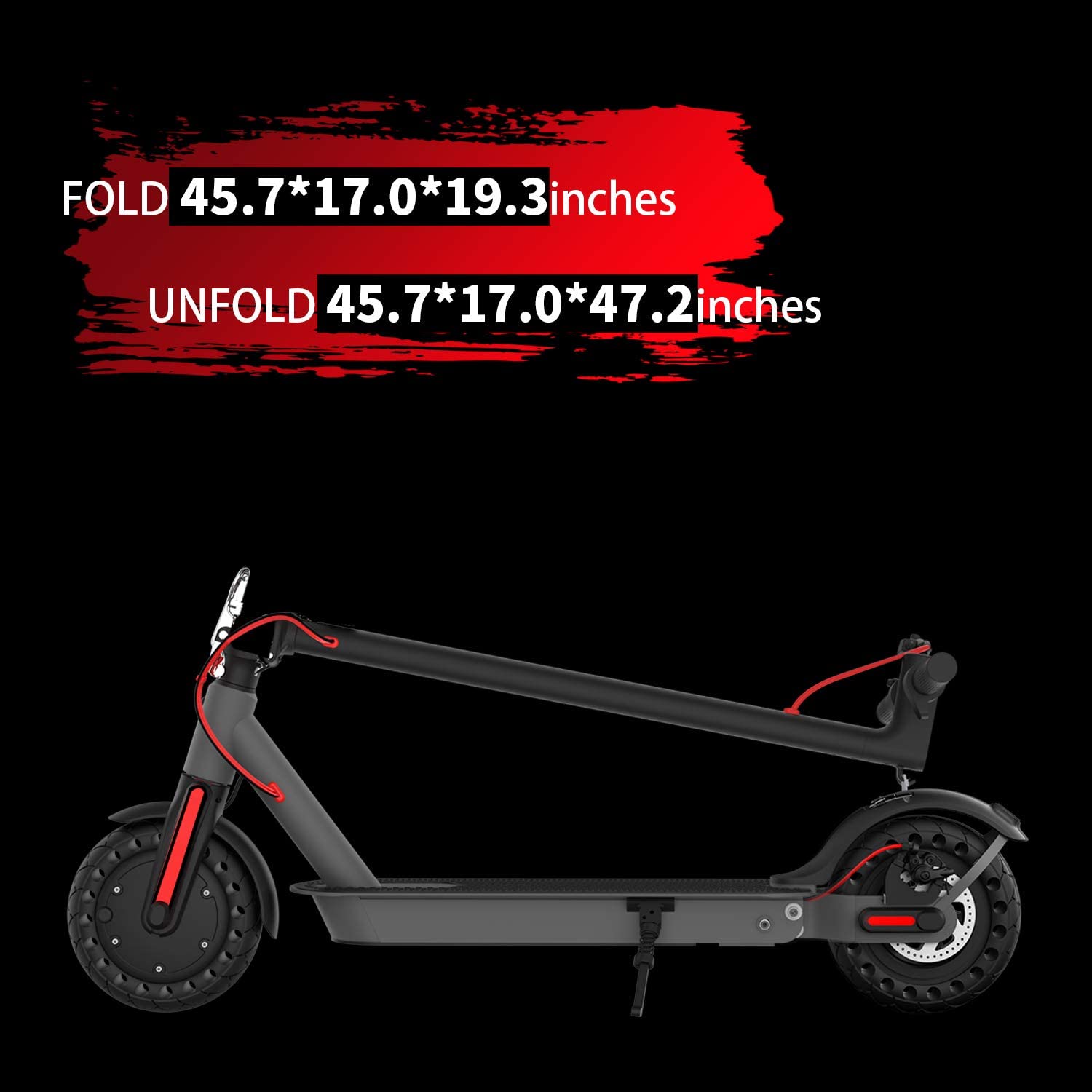 Electric Scooter with Seat | Up to 17 Miles & 18.6 MPH