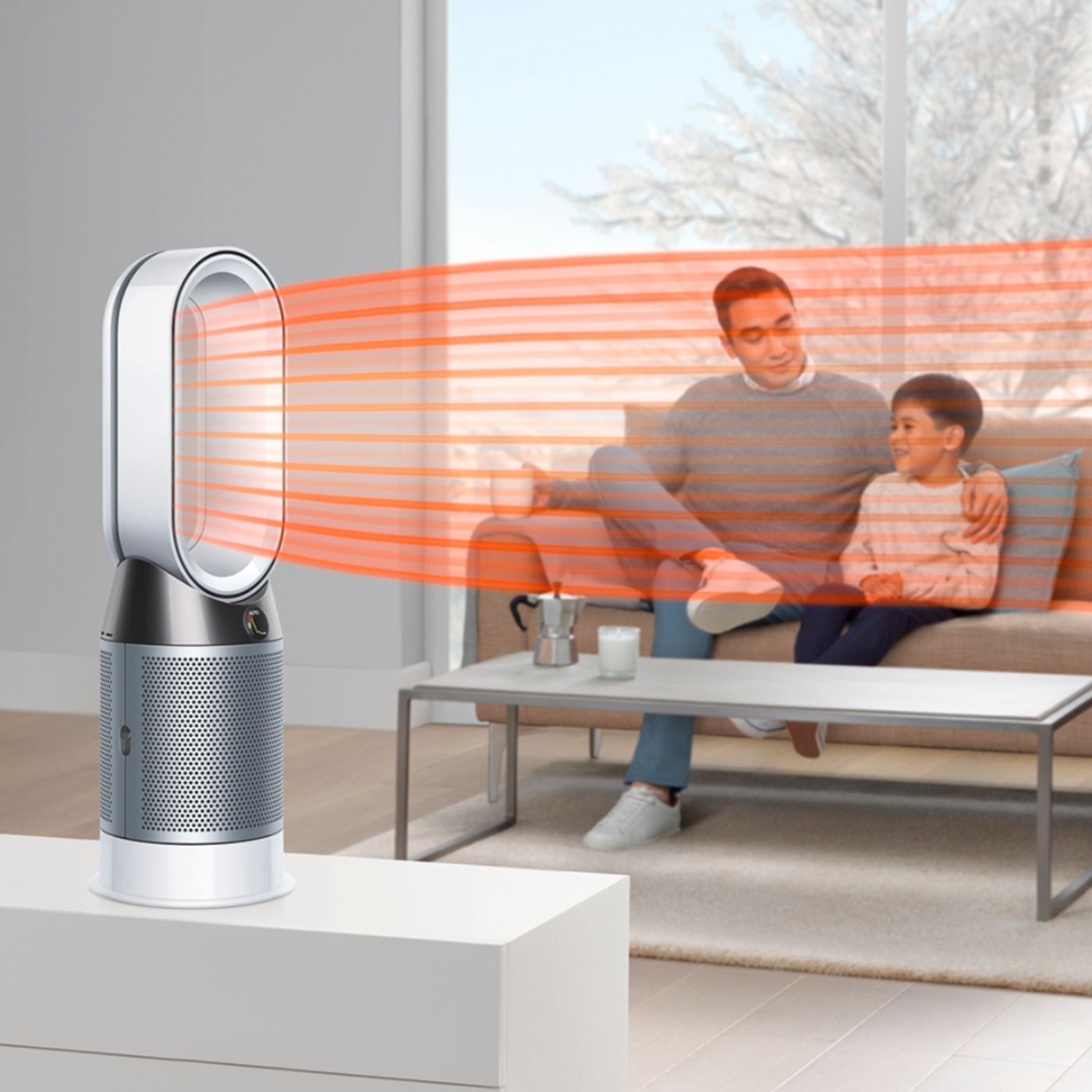 Smart Tower Air Purifier, Heater and Fan