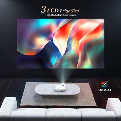 V2 WiFi Mini Projector 6000 Lux