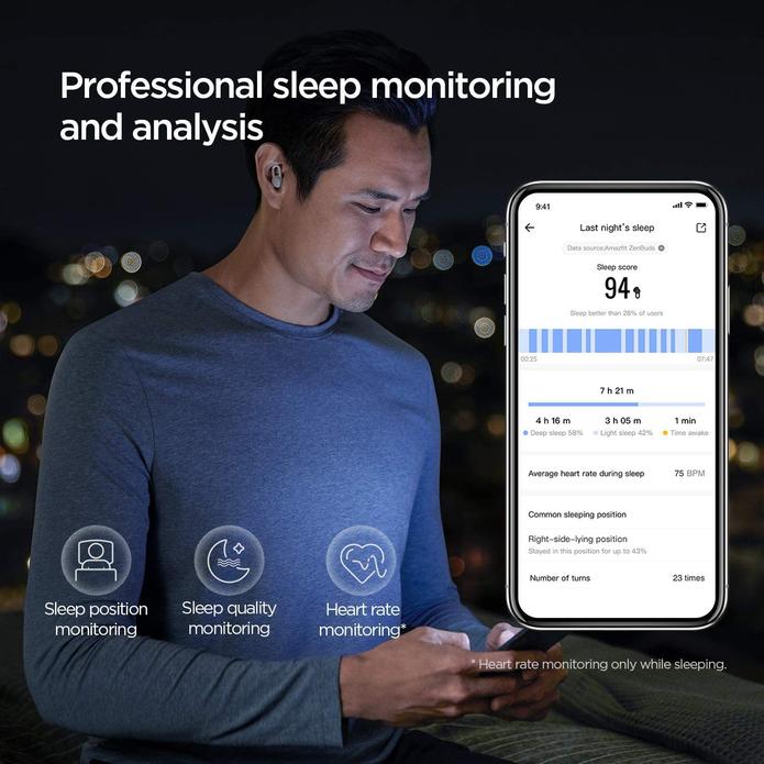 Amazfit ZenBuds: Smart Sleep Earbuds