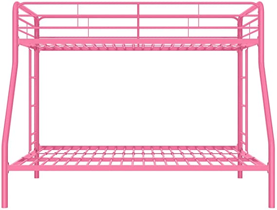 Twin-Over-Full Bunk Bed(Pink)