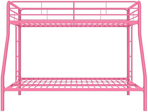 Twin-Over-Full Bunk Bed(Pink)