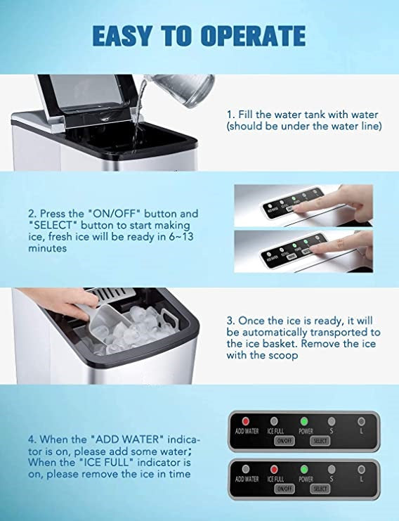 Portable Ice Maker Machine