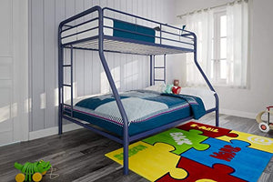 Twin-Over-Full Bunk Bed(Blue)