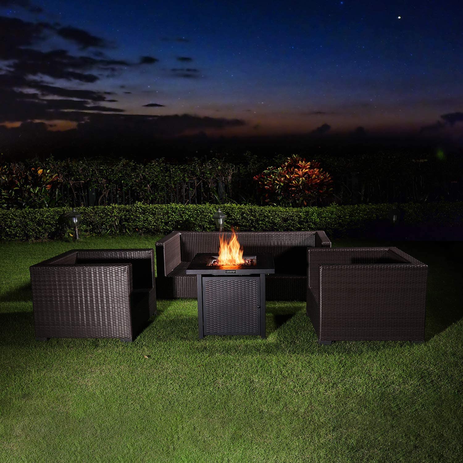 Outdoor Propane Fire Pit Table