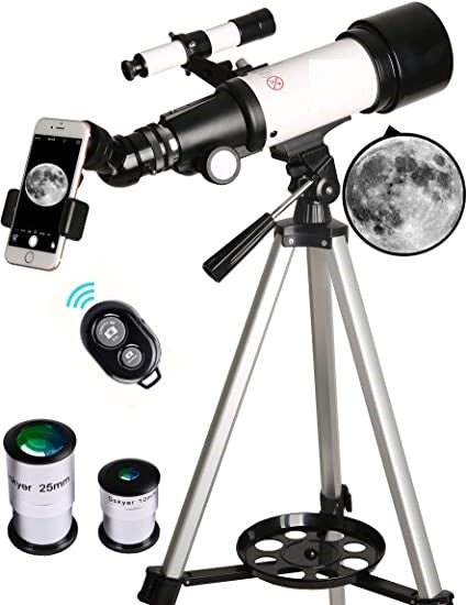 Travel Telescope AZ70400 For Kids Beginners