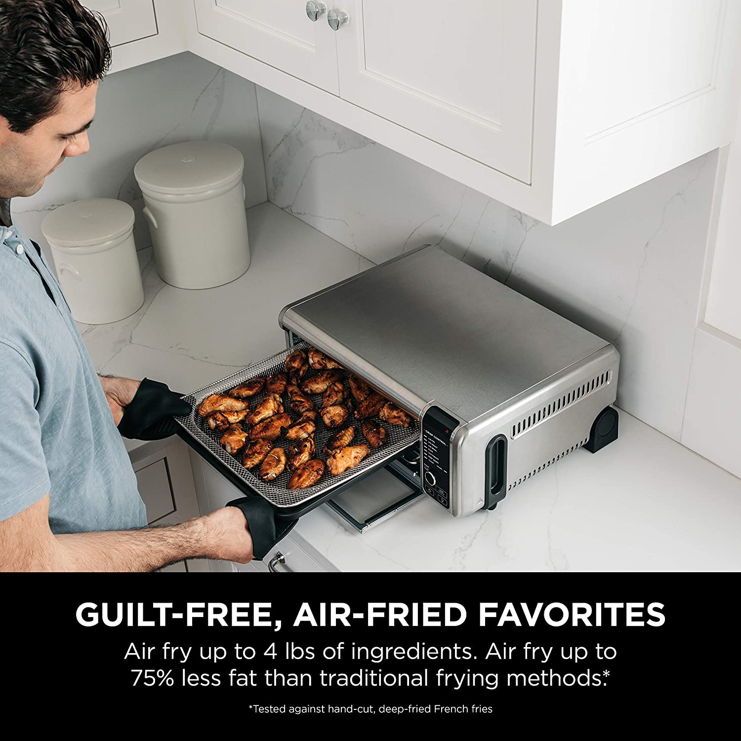 8-in-1 Digital Air Fry | Large Toaster Oven