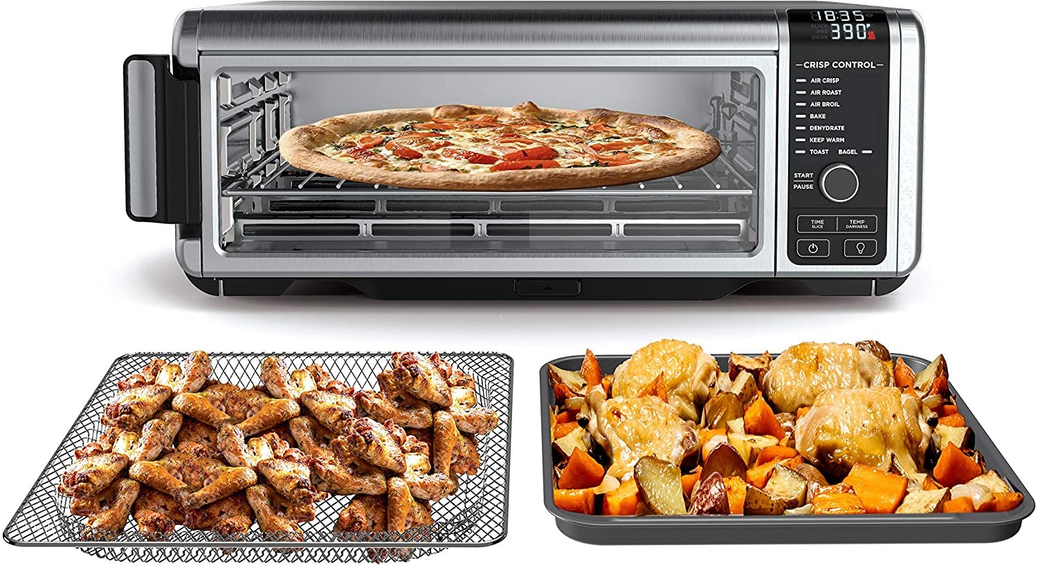 8-in-1 Digital Air Fry | Large Toaster Oven