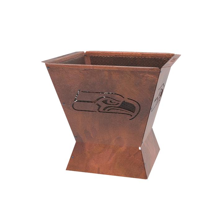 Seattle Seahawks Badlands 29.5 in. Square Fire Pit