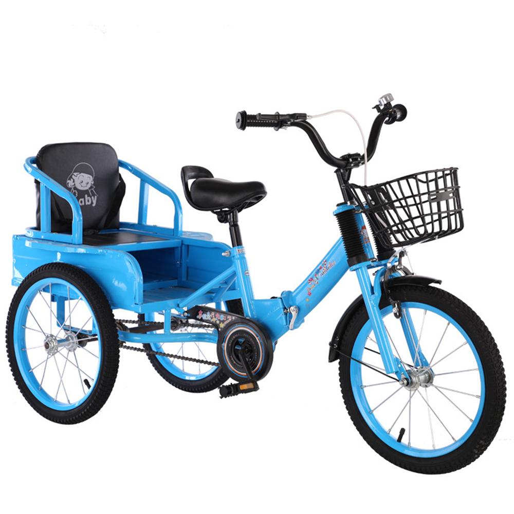 Suremoda Kids Three Wheel Bikes Trike With Comfortable Carbon Steel Frame Cruiser Bike For Best Kid Gifts