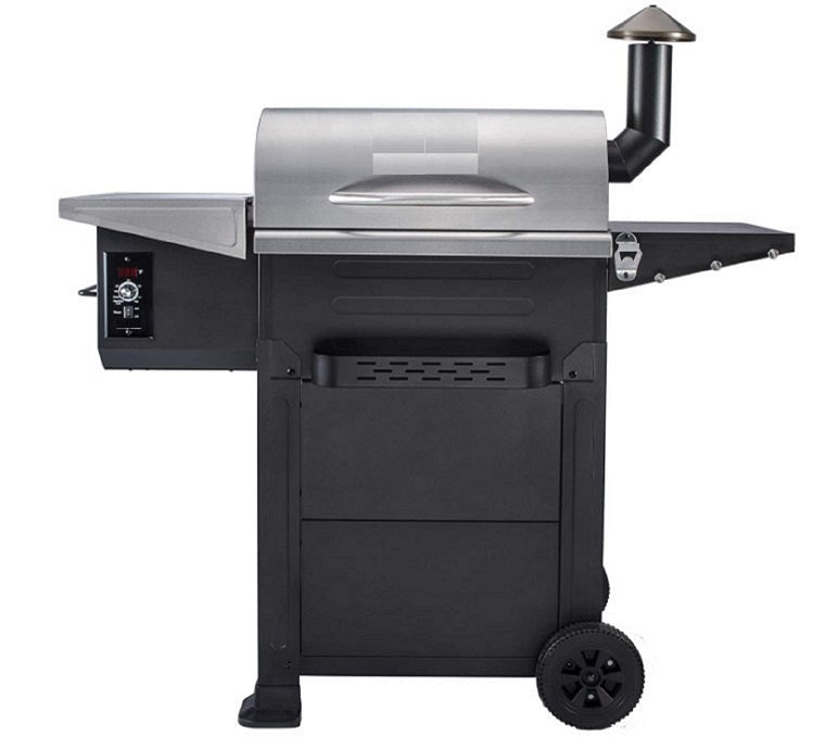 Wood Pellet Grill & Smoker 6 in 1 BBQ Grill Auto Temperature Control