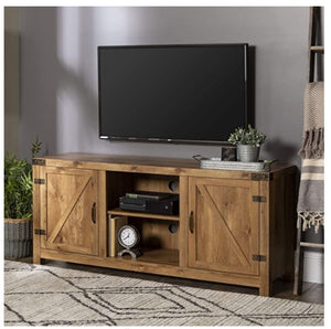 Farmhouse Barn Wood Universal Stand For TV|58 Inch