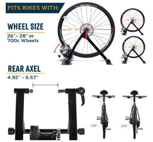 Bike Trainer Stand – Portable Stainless Steel Indoor Trainer