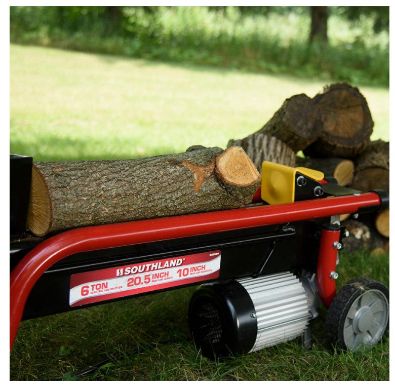 6 Ton 15 Amp Electric Log Splitter