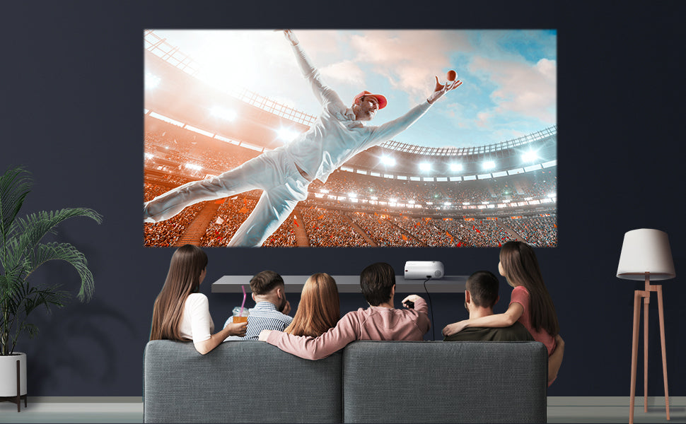 V2 WiFi Mini Projector 6000 Lux