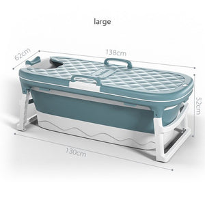 1.38m Large Bathtub Adult Children's Folding Massage Tub