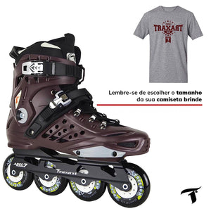 Patins Inline Freestyle Traxart Freedom - 80mm ABEC-7 Cromo